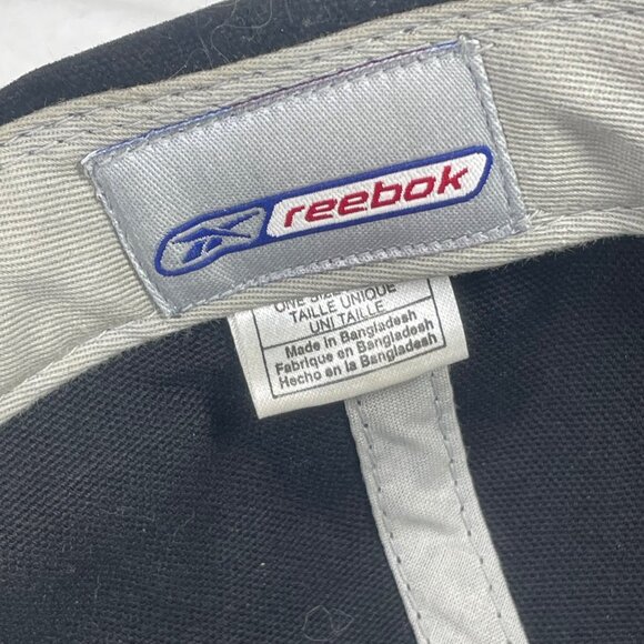 San Antonio Spurs NBA Reebok Hat One Size Adjustable Velcro Strap Black & Gray - Picture 6 of 10